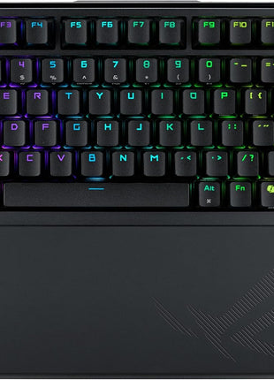 ASUS ROG Azoth Extreme Wireless Mechanical Gaming Keyboard 75% TKL, ROG NX Snow Linear Switches, PBT Keycaps, Aluminum Chassis, Carbon Fiber, Gasket Mount, Color OLED Screen, PC/Mac Support - Black