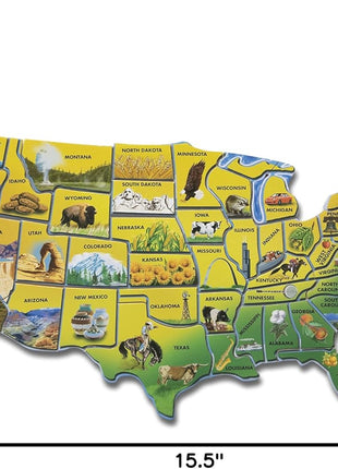 Melissa & Doug USA Map Wooden Puzzle (45 pcs)
