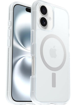 OtterBox iPhone 16 React Series Case - Clear - Ultra-Thin, Stylish Minimalist iPhone Case, MagSafe Compatible