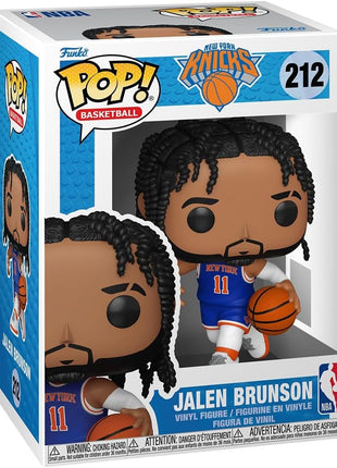 Funko POP! NBA: Knicks - Jalen Brunson - NBA Players | Official Sports Merch - Collectable Vinyl Figurine for Shelf Display - Birthday Gift Idea for Fans and Collectors