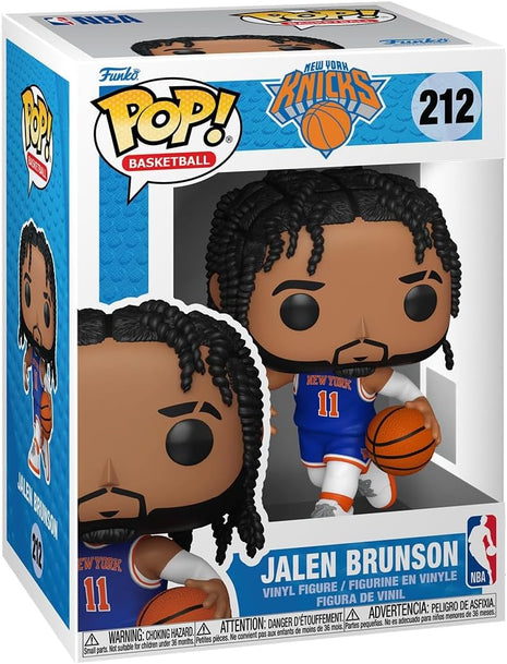 Funko POP! NBA: Knicks - Jalen Brunson - NBA Players | Official Sports Merch - Collectable Vinyl Figurine for Shelf Display - Birthday Gift Idea for Fans and Collectors