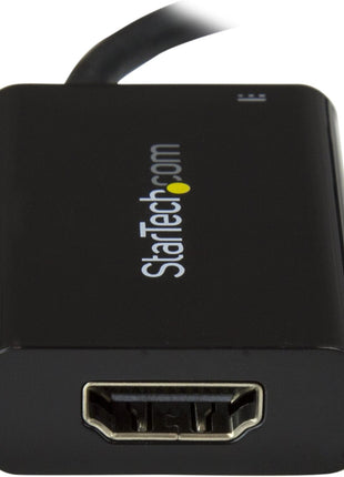 StarTech.com USB C to HDMI 2.0 Adapter with Power Delivery - 4K 60Hz USB Type-C to HDMI Display Video Converter - 60W PD Pass-Through Charging Port - Thunderbolt 3 Compatible - Black (CDP2HDUCP)