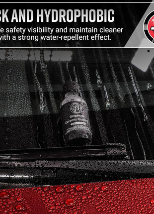 Adam's Polishes Graphene Glass Coating (30ml) - Advanced Rain Windshield Water Repellent for Cars, Shower Doors Mirrors and Other Glass Surfaces | Long Lasting Hydrophobic Graphene Ceramic Coating