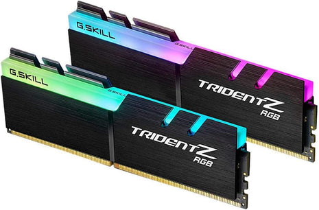 G.SKILL Trident Z RGB Series DDR4 RAM (XMP) 16GB (2x8GB) 3200MT/s CL16-18-18-38 1.35V Intel AMD Desktop Computer Memory U-DIMM (F4-3200C16D-16GTZR)