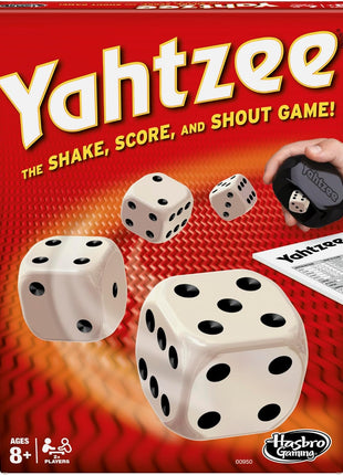 Hasbro Gaming Yahtzee Game, Fast-Playing Dice Games for Kids, Teens, and Adults, Strategy Games, Family Games for Kids, 2 or More Players, Ages 8 and Up