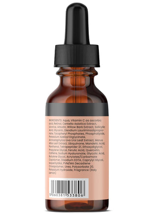 Triple Strength Vitamin C, E & Ferulic Acid Serum (w/Retinol & double weight Hyaluronic Acid) – 30ml / 1 fl oz (2 bottles)