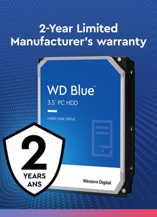 Western Digital 3TB WD Blue PC Internal Hard Drive HDD - 5400 RPM Class, SATA 6 Gb/s, 256 MB Cache, 3.5 inch - WD30EZAZ