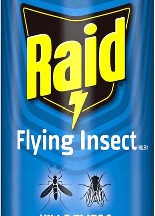 Raid Flying Insect Spray, Outdoor Fresh Scent, Kills Flies, Mosquitoes, and Other Flying Insects on Contact, for Indoor and Outdoor Use, 18oz