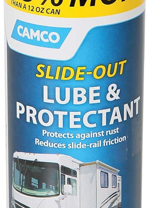 Camco Slide Out Lube - for Metal Parts, Rollers, Door Hinges and Brake Parts - for RVs, Boats, Cars and More - 15 oz (41105)