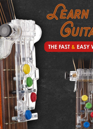 ChordBuddy "MADE IN THE USA" - Guitar Learning with Songbook, Lesson Plan, App, and Right Handed ChordBuddy | 2-Month Lesson Plan with App Access & Video Tutorials; Made in the USA