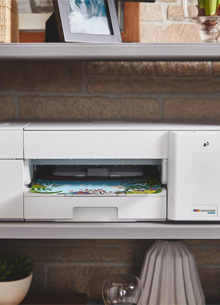 Brother MFC-J1205W INKvestment -Tank Wireless Multi-Function Color Inkjet Printer with Up to 1-Year in Box, Works with Alexa