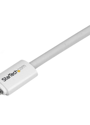 StarTech.com 3m (10ft) Long White Apple 8-pin Lightning Connector to USB Cable for iPhone / iPod / iPad - Charge and Sync Cable (USBLT3MW)