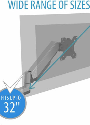 V7 DM1TA-1N -1E Touch Adjust Monitor Mount (VESA 75x75, 100x100, up to 8 kg per Display)