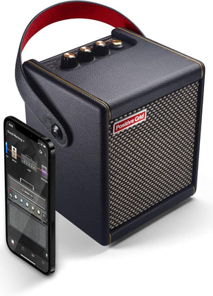 Positive Grid Spark MINI 10W Small Smart Guitar Amp & Bluetooth Speaker | Portable Sound for Guitar Playing at Home or On The Go | Black