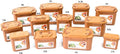 E-Jen Premium Kimchi, Sauerkraut Container Probiotic Fermentation with Inner Vacuum Lid (Earthenware Brown, 0.45 gal/ 1.7L)
