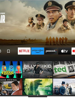 TCL 55-Inch Class S5 UHD 4K LED Smart TV with Fire TV (55S551F, 2024 Model), Dolby Vision, HDR PRO+, Dolby Atmos, Alexa Built-in with Voice Remote, Apple AirPlay 2 Compatibility, Streaming Television