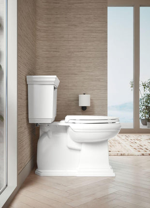 KOHLER 4636-RL-0 Cachet ReadyLatch Elongated Toilet Seat Slow Close, Soft Close Toilet Seat Quiet Lid, Contoured Grip-Tight Bumpers Installation Hardware, Apartment Essentials, White