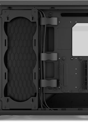 Fractal Design Meshify 3 XL Black RGB Tempered Glass Light Tint - High Airflow PC Gaming Case - Mesh Front Panel - Three ARGB Momentum 14 Gen 2 Fans Included - Spacious Interior - GPU up to 512mm