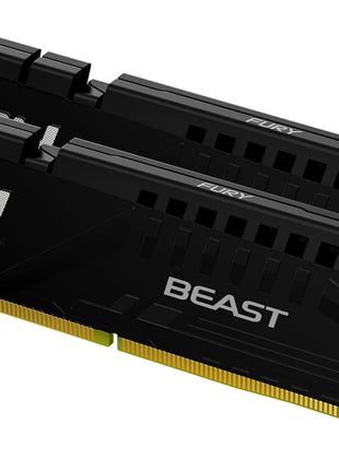 Kingston Fury Beast 64GB (2x32GB) 6000MT/s DDR5 CL36 Desktop Memory | AMD Expo | Kit of 2 | KF560C36BBE2K2-64