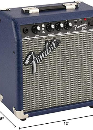 Fender Frontman 10G Guitar Combo Amplifier - Black Bundle with Cable and Austin Bazaar Exclusive 12-Pack Picks