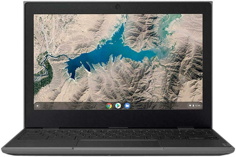 Lenovo 100E Chromebook 2ND Gen 81QB000AUS Laptop Computer, 11.6 inch HD (1366 X 768) Display, MediaTek MT8173C Processor, 4GB RAM, 16GB eMMC TLC SSD, Powervr GX6250, Chrome OS, Black (Renewed)