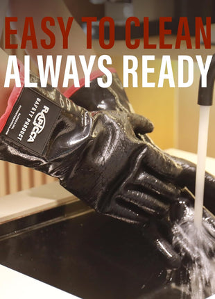 RAPICCA 932°F Heat Resistant BBQ Grill Gloves: Oil Resistant Waterproof for Smoking Grilling Cooking Barbecue Deep Frying Turkey Rotisserie Handling Hot Greasy Meat | Great Stocking Stuffers for Men