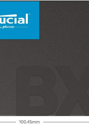 Crucial BX500 1TB 3D NAND SATA 2.5-Inch Internal SSD, up to 540MB/s - CT1000BX500SSD1, Solid State Drive | 1TB 3D NAND SSD with SATA III interface and 540MB/s read speed for booting, storage and upgrades