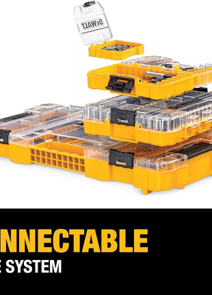 DEWALT Screwdriver Bit Set with Tough Case, 45-Piece (DW2166), Grey/Silver Screwdriving Set with Tough Case