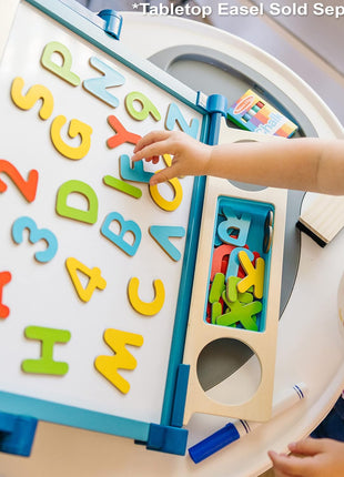 Melissa & Doug Deluxe Magnetic Letters and Numbers Set – 89 Wooden Alphabet Magnets & Numbers, Educational Learning Toys for Preschool Kids Ages 3+