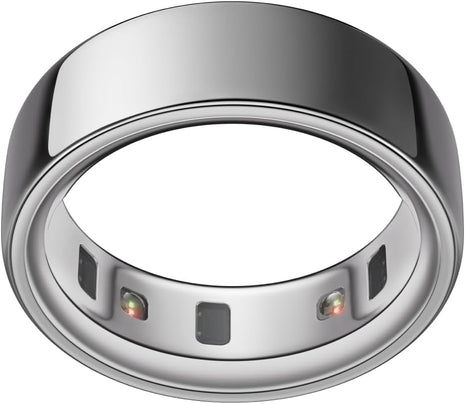 OURA Ring 4 Smart Ring - Silver - Size 8