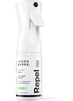 Jason Markk Shoe Protector Repel Spray, Water & Stain Repellent for Shoe and Sneaker Care, Non-Aerosol Footwear Protector Spray, Safe for Leather, Suede, Nubuck, Cotton, Knits, 5.4oz