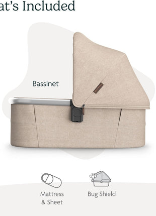 UPPAbaby Bassinet V3 - Fits with Vista, Cruz, Ridge Strollers - Declan