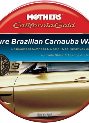 Mothers California Gold Pure Brazilian Carnauba Wax, 12 oz. Paste (05550)