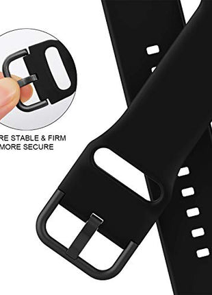 Sport Band Compatible with Apple Watch Bands 49mm 46mm 45mm 44mm 42mm 41mm 40mm 38mm, Soft Silicone Replacement Strap with Classic Clasp for iWatch Series 11 10 9 8 7 6 5 4 3 2 1 SE Ultra Women Men