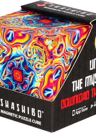 Shashibo DODECA Magnetic Puzzle Cube, Sensory Fidget Toy for Adults & Kids, Stress Relief Fidget Toy for All Ages, Cool Fidget Toys for Desk, Shape Shifting Box, 100+ Possible Shapes