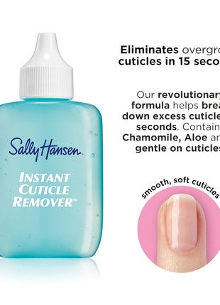 Sally Hansen Instant Cuticle Remover™, Nail Treatment, Fast Drying, Contains Aloe and Chamomile