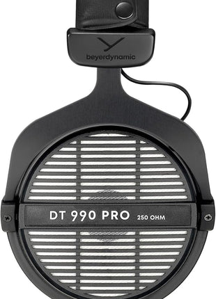 beyerdynamic DT 990 Pro 250 ohm Over Ear Studio Headphones For Mixing, Mastering, and Editing
