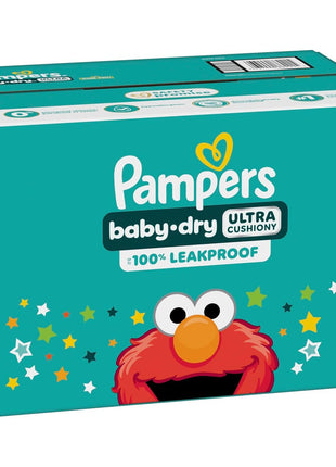 Pampers Diapers - Baby Dry - Size 1, 120 Count, Absorbent Disposable Infant Diaper (Packaging May Vary)
