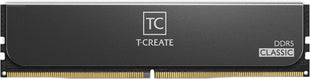 TEAMGROUP T-Create Classic 10L DDR5 32GB Kit (2 x 16GB) 6000MHz (PC5-48000) CL48 Desktop Memory Module Ram, Supports Both Intel & AMD - CTCCD532G6000HC48DC01, Black-UDIMM