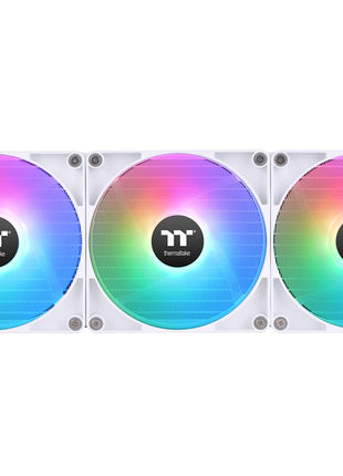 Thermaltake TH420 V2 ARGB Sync/AlO Liquid Cooler/Fan 140mm*3/PWM 500~1800 RPM/Mirror Waterblock/MB ARGB Sync Control/White, CL-W378-PL14SW-A