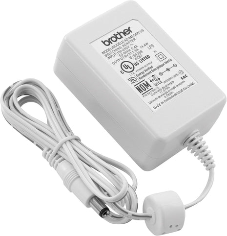 Brother Genuine AD24ESAW White AC Power Adapter for Select Brother P-Touch Label Makers, UL Listed Power Supply Charger with 4.9-foot-long Power Cord