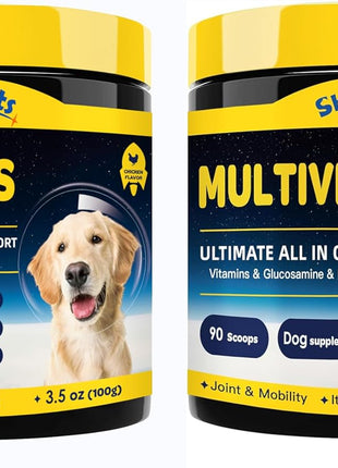 Probiotics for Dogs, Dog Probiotics for Digestive Health, Dog Vitamins, Dog Multivitamin Powder