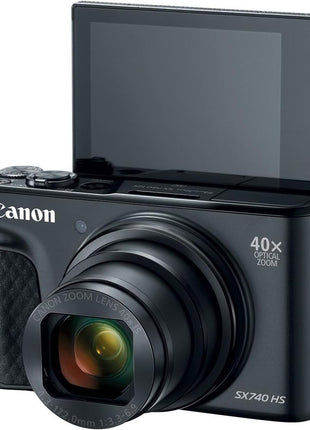Canon Powershot SX740 HS Digital Camera (Black) | 20.3MP CMOS image sensor DIGIC 8 image processor Continuous