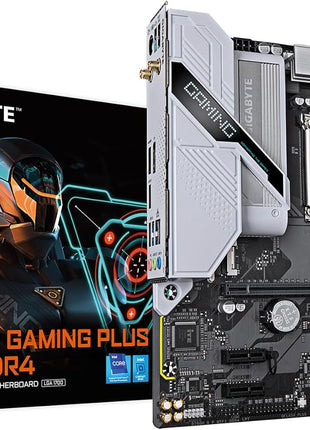 GIGABYTE B760M Gaming Plus WiFi DDR4 LGA 1700 Intel B760 M-ATX Motherboard, 2* M.2, PCIe 4.0, Front USB 3.2 Gen 1 Type-C, 6 GbE LAN, Q-Flash Plus, EZ-Latch
