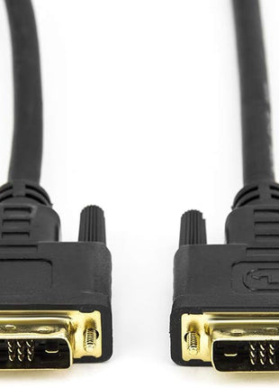 Rocstor Y10C186-B1 Premium 3 ft. DVI-D Single Link Cable - M/M - DVI Cable for use with Projectors, Video Devices, Monitors - 1m - 1 Pack - Male Digital Video, Black
