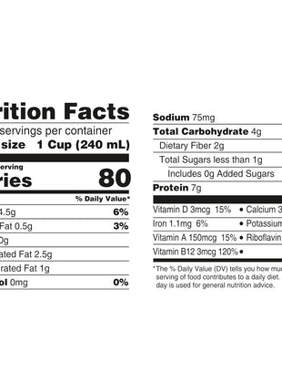 Silk Shelf-Stable Organic Soy Milk, Unsweetened, Dairy-Free, Vegan, Non-GMO Project Verified,32 Fl Oz(Pack of 6)