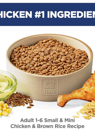 Hill's Science Diet Small & Mini, Adult 1-6, Small & Mini Breeds Premium Nutrition, Dry Dog Food, Chicken & Brown Rice, 4.5 lb Bag
