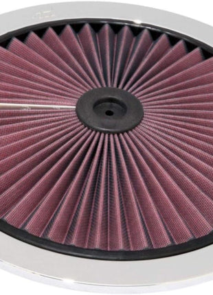 K&N X-Stream Top Filter: High Performance, Premium, Washable, Replacement Engine Filter: Filter Height: 1 In, Shape: Round Lid, 66-1401XP