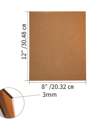8 x 12 Acrylic Sheet 1/8 inch Thick 3mm 2 Pack Clear Plexiglass Sheets,for Sign,Craft,Painting,Laser Cutting,DIY Display Projects...