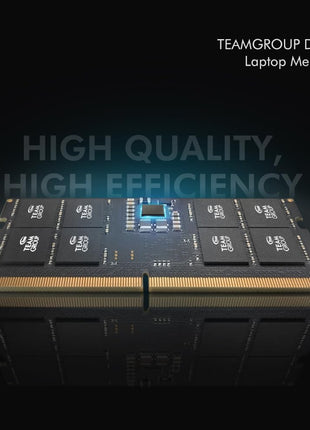 TEAMGROUP Elite SODIMM DDR5 32GB 5600Mhz (PC5-44800) CL46 Non-ECC Unbuffered 1.1V 262 Pin Laptop Memory Module Ram - TED532G5600C46A-S01